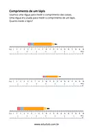 Atividade medidas de comprimento 2 ano para 2º Ano de Matemática, Medidas de comprimento - Material educacional