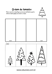 Árvore de Natal - 25 atividades para imprimir