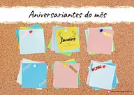 Aniversariantes do mês