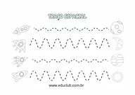 Tracejado para Educação Infantil