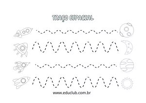 Tracejado para Educação Infantil