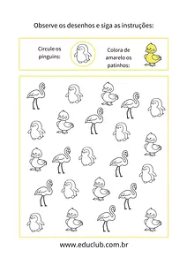 Atividade de observação visual
