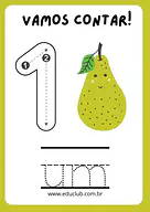 Escrever números por extenso de 1 a 10 para 2º Ano, 1º Ano de Números, Matemática - Material educacional