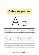 A E I O U para contornar A E I O U para contornar para 1º Ano, Pré-Escola de Língua Portuguesa, Vogais - Material educacional