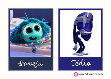 Divertidamente 2 novas emoções para 2º Ano, 1º Ano de Educação Emocional, Emoções - Material educacional
