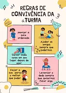 Regras de convivência da turma