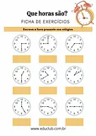 Que horas são?