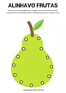 Alinhavo para Educação Infantil para Creche, Pré-Escola de Língua Portuguesa, Pré-escrita - Material educacional