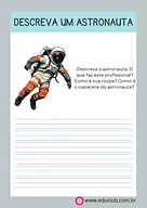 Descrição de um astronauta
