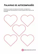 Palavras de autocompaixão