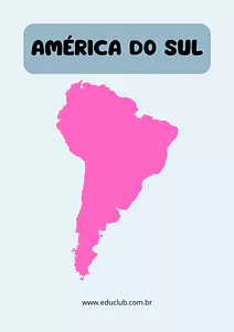 Mapa dos continentes