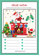 Atividade de Natal 1 ano alfabetização para 2º Ano, 1º Ano de Datas Comemorativas, Língua Portuguesa, Natal, Alfabetização...
