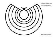 Molde de colar africano para atividade de artes para 3º Ano, 2º Ano, 1º Ano de Datas Comemorativas, Como fazer, Artes, Dia...