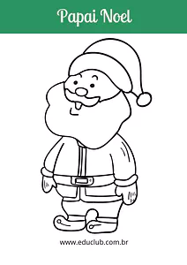 Desenhos natalinos para colorir