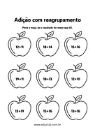 Atividade de adição com reserva para 3º Ano, 2º Ano de Operações básicas, Matemática - Material educacional