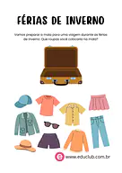 Atividade férias de inverno para 3º Ano, 2º Ano, 1º Ano de Ciências, Estações do ano - Material educacional
