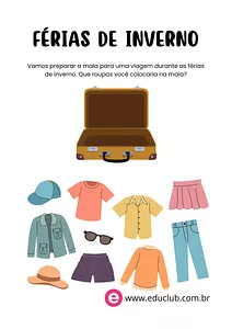 Atividade férias de inverno