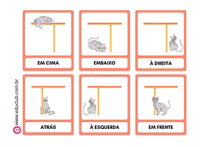 Atividade com preposições de lugar