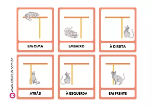Atividade com preposições de lugar