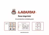 Labubu para imprimir: kit com desenhos e atividades grátis Labubu para imprimir: kit com desenhos e atividades grátis para 3º Ano, 2º Ano, 1º Ano de Língua Portuguesa, Desenhos, Art...