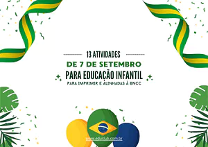 Atividade de 7 de Setembro para Educação Infantil