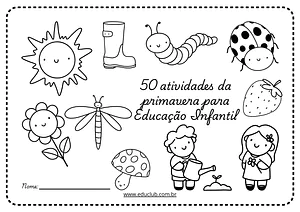 50 atividades da primavera para Educação Infantil