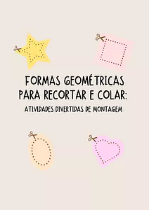 Formas geométricas para recortar e colar
