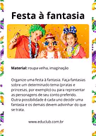 Festa à fantasia Festa à fantasia para 2º Ano, 1º Ano, Pré-Escola de Brincadeiras - Material educacional