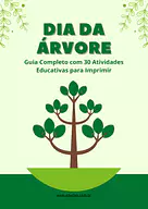 Dia da Árvore: o guia completo com 30 atividades para imprimir para Creche, Pré-Escola de Dia da Árvore - Material educaci...