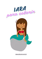 Iara para colorir, a sereia do folclore brasileiro Iara para colorir, a sereia do folclore brasileiro para Creche, 5º Ano, 4º Ano, 3º Ano, 2º Ano, 1º Ano, Pré-Escola de Dese...