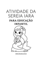 Atividade da Sereia Iara para Educação Infantil