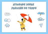 Atividade de previsão do tempo