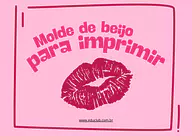 Molde de beijo para imprimir para Creche, 5º Ano, 4º Ano, 3º Ano, 2º Ano, 1º Ano, Pré-Escola de Recursos Educativos, Desen...