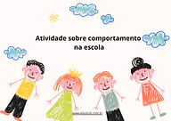 Atividade sobre comportamento na escola para 2º Ano, 1º Ano, Pré-Escola de Recursos Educativos, Volta às Aulas - Material ...