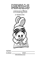 Capa de prova 3º bimestre para imprimir para 5º Ano, 4º Ano, 3º Ano, 2º Ano, 1º Ano de Capa de prova - Material educacional