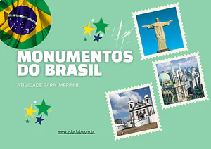 Atividade sobre monumentos do Brasil