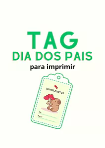 Tag Dia dos Pais para imprimir
