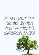 20 desenhos do Dia da Árvore para colorir e imprimir grátis para Creche, 3º Ano, 2º Ano, 1º Ano, Pré-Escola de Datas Comem...