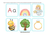 Figuras iniciadas com vogais para imprimir Figuras iniciadas com vogais para imprimir para 2º Ano, 1º Ano, Pré-Escola de Língua Portuguesa, Vogais, Consciência Fonol...