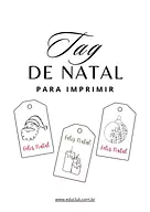 Tag de Natal para imprimir para Creche, 5º Ano, 4º Ano, 3º Ano, 2º Ano, 1º Ano, Pré-Escola de Datas Comemorativas, Natal -...
