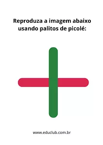 Jogo de lógica com palitos de picolé