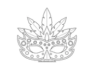 Máscara de carnaval para imprimir para Creche, 5º Ano, 4º Ano, 3º Ano, 2º Ano, 1º Ano, Pré-Escola de Datas Comemorativas, ...