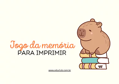 Jogo da memória para imprimir para Creche, 5º Ano, 4º Ano, 3º Ano, 2º Ano, 1º Ano, Pré-Escola de Recursos Educativos, Pass...