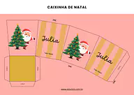 Caixinha de Natal para imprimir para 3º Ano, 2º Ano, 1º Ano de Datas Comemorativas, Natal, Crafts, Artes - Material educac...