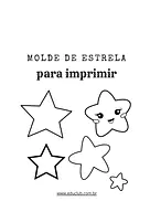 Molde de estrela para imprimir Molde de estrela para imprimir para Creche, 5º Ano, 4º Ano, 3º Ano, 2º Ano, 1º Ano, Pré-Escola de Recursos Educativos, Mol...