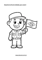 Desenho de soldado para colorir para Creche, 5º Ano, 4º Ano, 3º Ano, 2º Ano, 1º Ano, Pré-Escola de Datas Comemorativas, De...
