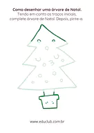 Como desenhar uma árvore de Natal Como desenhar uma árvore de Natal para 4º Ano, 3º Ano de Datas Comemorativas, Natal, Desenhos, Artes - Material educacional