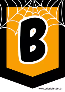 Alfabeto Halloween para imprimir