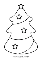 Árvore de Natal para colorir Árvore de Natal para colorir para Creche, Pré-Escola de Desenhos, Artes - Material educacional