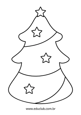 Árvore de Natal para colorir Árvore de Natal para colorir para Creche, Pré-Escola de Desenhos, Artes - Material educacional